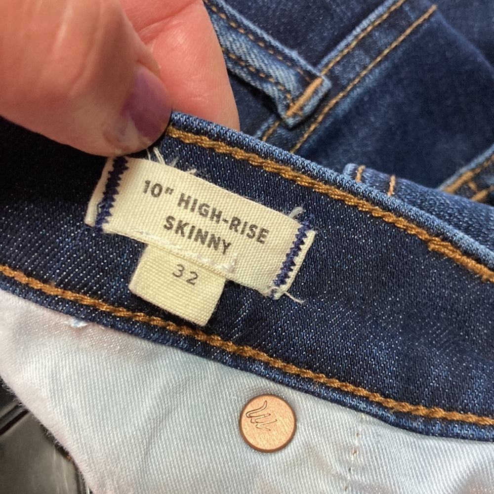Madewell high-rise skinny jeans - Picture 7 of 10